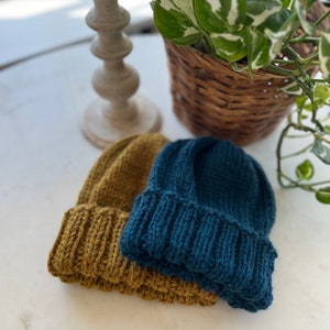 Beanies, Cuff Beanie, 100% Wool, Merino and Alpaca Fiber